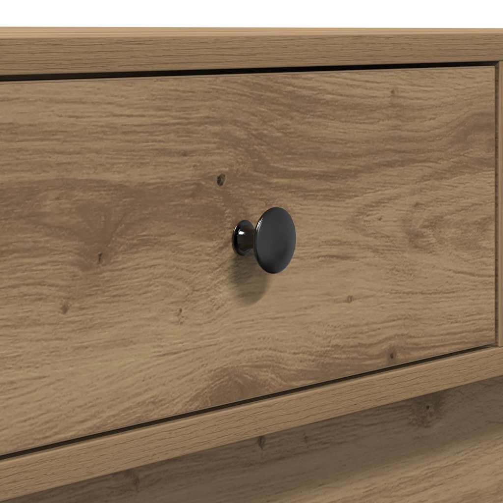 vidaXL Coffee Table Artisan Oak 90 x 90 x 28 cm Engineered Wood