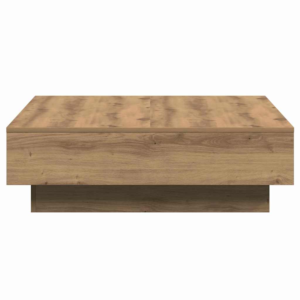 vidaXL Coffee Table Artisan Oak 90 x 90 x 28 cm Engineered Wood