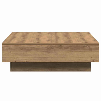 vidaXL Coffee Table Artisan Oak 90 x 90 x 28 cm Engineered Wood