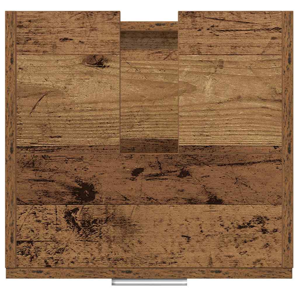 vidaXL Bathroom Cabinet Old Wood 40 x 37 x 59 cm Engineered wood