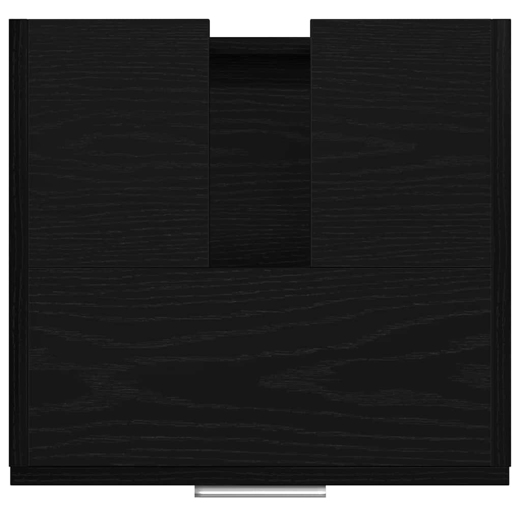 vidaXL Bathroom Cabinet Black Oak 40 x 37 x 59 cm Engineered wood