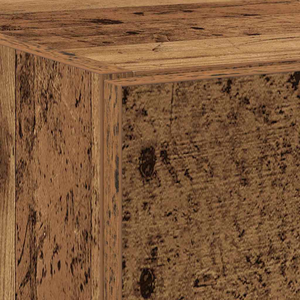 vidaXL Bathroom Cabinet Old Wood 59 x 37 x 59 cm Engineered wood