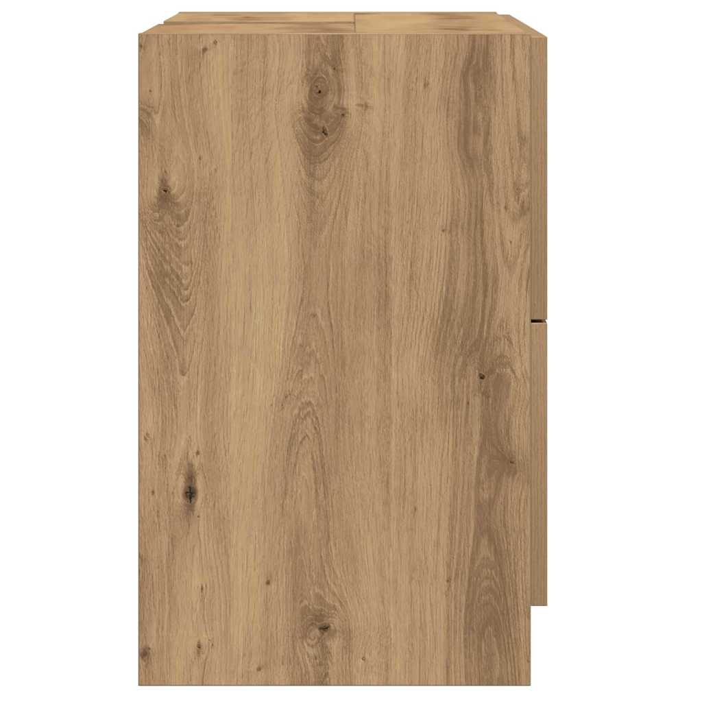 vidaXL Bathroom Cabinet Artisan Oak 59 x 37 x 59 cm Engineered wood