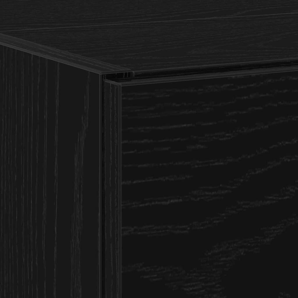 vidaXL Bathroom Cabinet Black Oak 59 x 37 x 59 cm Engineered wood