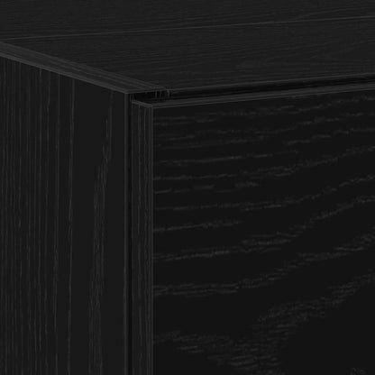 vidaXL Bathroom Cabinet Black Oak 59 x 37 x 59 cm Engineered wood