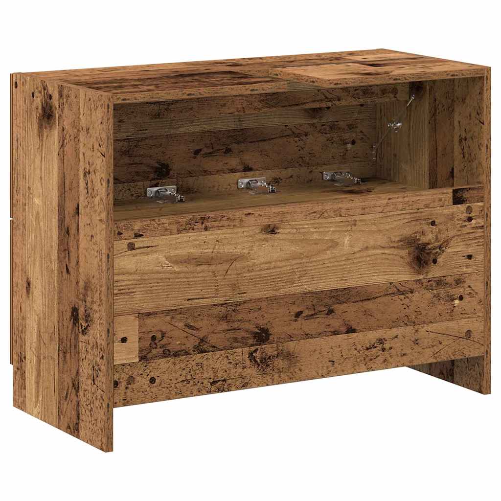 vidaXL Bathroom Cabinet Old Wood 78 x 37 x 59 cm Engineered wood