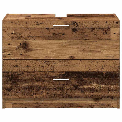 vidaXL Bathroom Cabinet Old Wood 78 x 37 x 59 cm Engineered wood