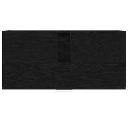 vidaXL Bathroom Cabinet Black Oak 78 x 37 x 59 cm Engineered wood
