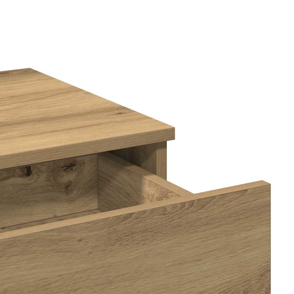 vidaXL Dressing Table Artisan Oak 100 x 40 x 130 cm Engineered Wood