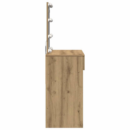 vidaXL Dressing Table Artisan Oak 100 x 40 x 130 cm Engineered Wood