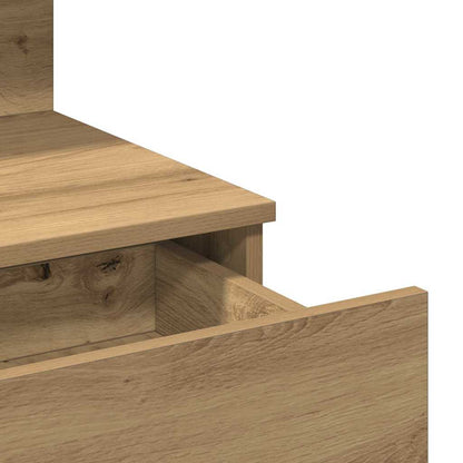 vidaXL Dressing Table Artisan Oak 100 x 40 x 130 cm Engineered Wood