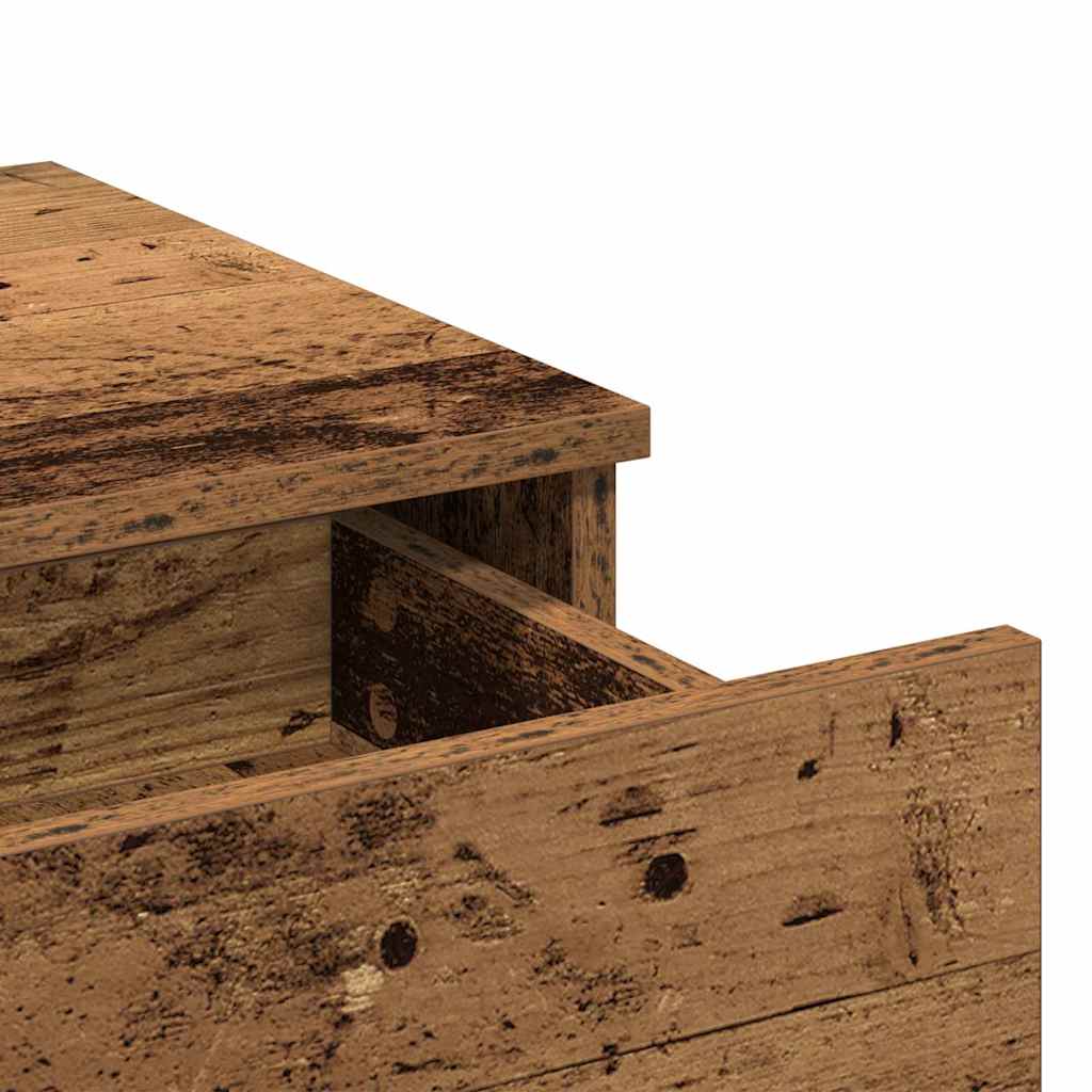 vidaXL Dressing Table Old Wood 100 x 40 x 120 cm Engineered Wood