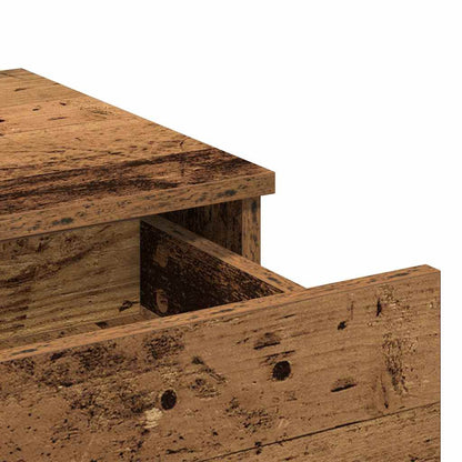 vidaXL Dressing Table Old Wood 100 x 40 x 120 cm Engineered Wood