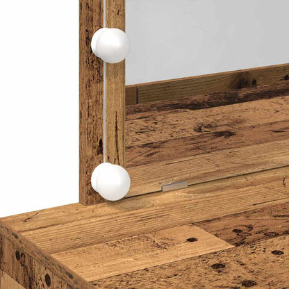 vidaXL Dressing Table Old Wood 100 x 40 x 120 cm Engineered Wood