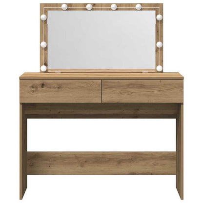 vidaXL Dressing Table Artisan Oak 100 x 40 x 120 cm Engineered Wood