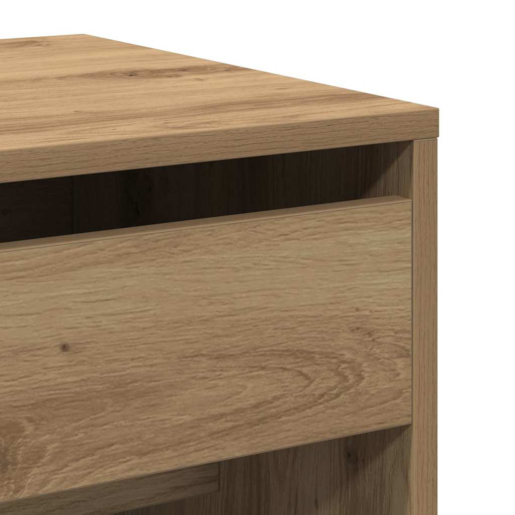 vidaXL Dressing Table 2 pcs Artisan oak 60 x 40 x 75 cm