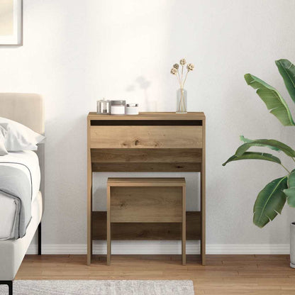 vidaXL Dressing Table 2 pcs Artisan oak 60 x 40 x 75 cm