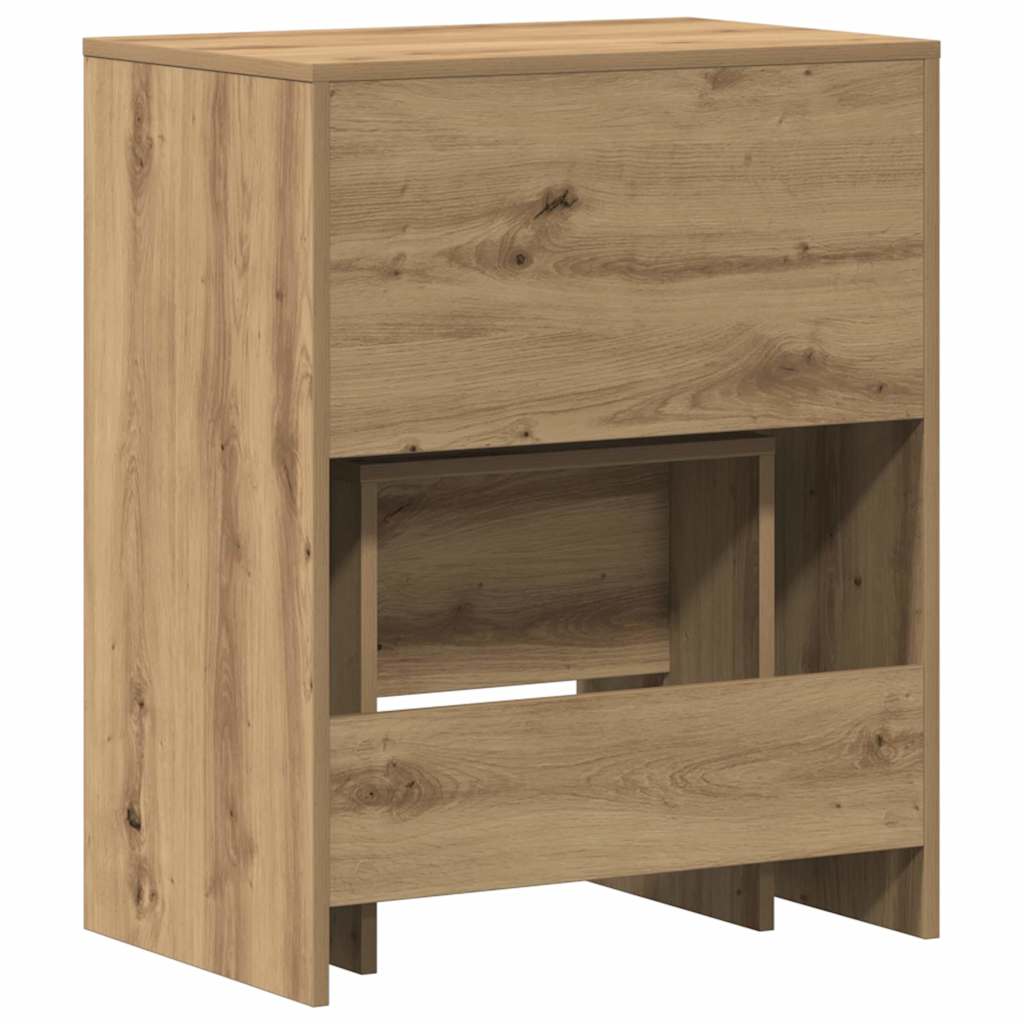vidaXL Dressing Table 2 pcs Artisan oak 60 x 40 x 75 cm