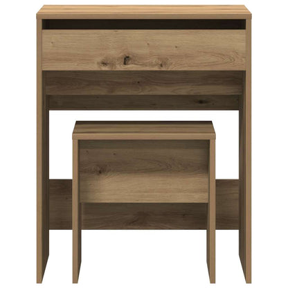 vidaXL Dressing Table 2 pcs Artisan oak 60 x 40 x 75 cm