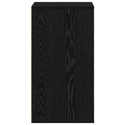 vidaXL Drawer Cabinet Black 40 x 41 x 76 cm Engineered Wood