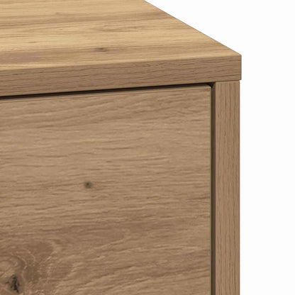 vidaXL Bedside Cabinet Artisan Oak 38 x 34 x 61 cm Engineered wood