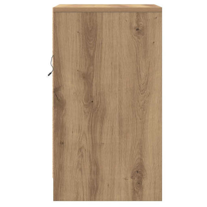 vidaXL Bedside Cabinet Artisan Oak 38 x 34 x 61 cm Engineered wood