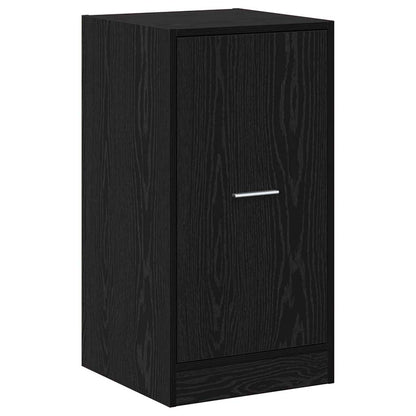 vidaXL Apothecary Cabinet Black oak 40 x 41 x 77.5 cm Engineered wood