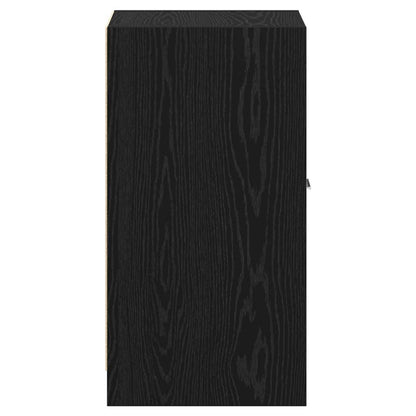 vidaXL Apothecary Cabinet Black oak 40 x 41 x 77.5 cm Engineered wood