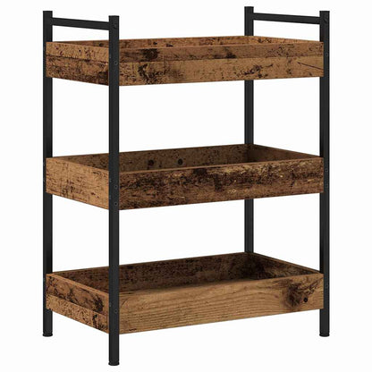 vidaXL Kitchen Trolley Old wood 50 x 30 x 70 cm Engineered Wood