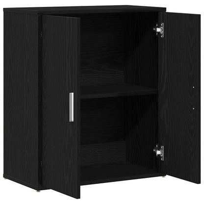 vidaXL Sideboard Black Oak 60x31x70 cm Engineered Wood