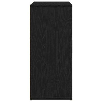 vidaXL Sideboard Black Oak 60x31x70 cm Engineered Wood