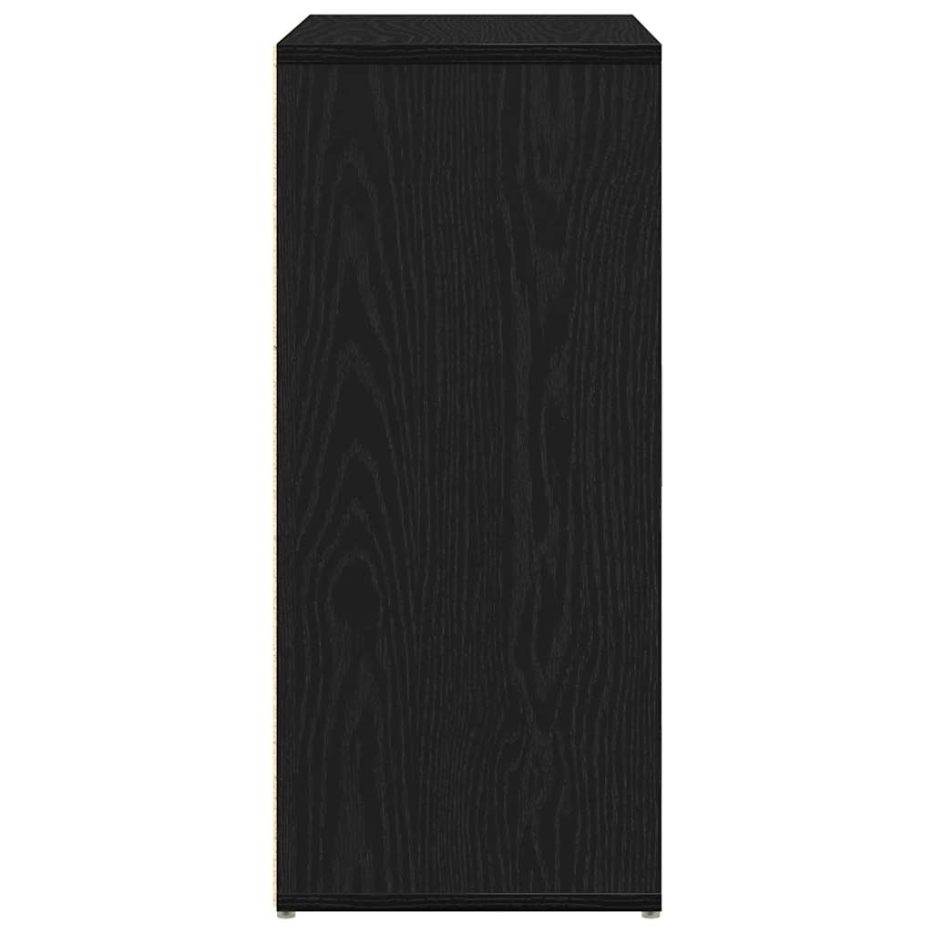 vidaXL Sideboard Black Oak 60x31x70 cm Engineered Wood