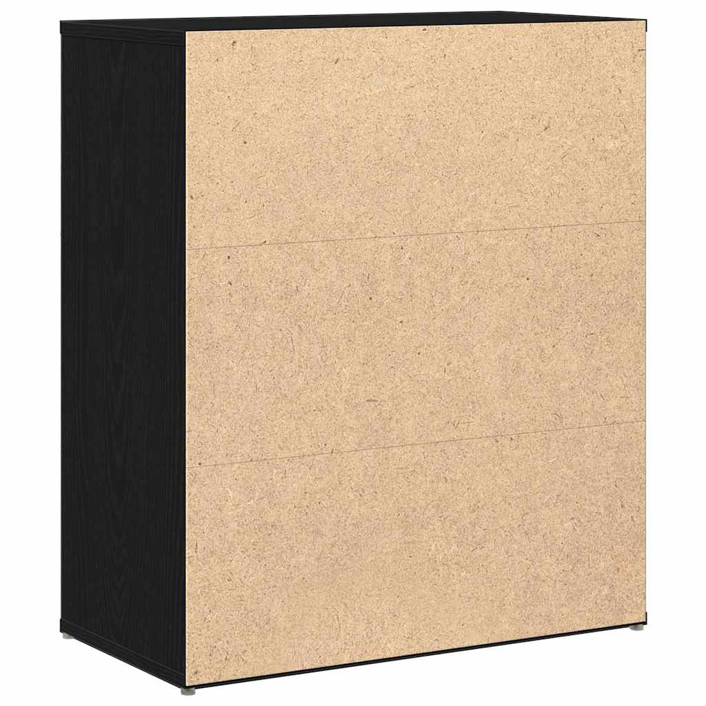vidaXL Sideboard Black Oak 60x31x70 cm Engineered Wood
