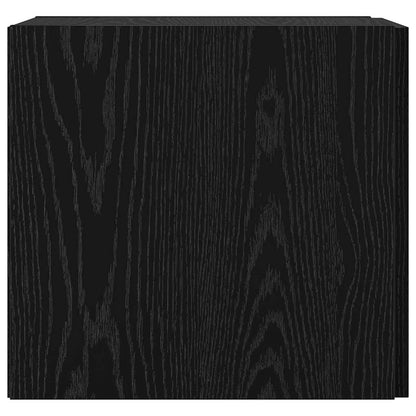 vidaXL Wall-Mounted Cabinet Wall-mounted Black Oak 30 x 42.5 x 39.5 cm