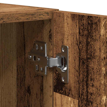 vidaXL Wall Cabinet Old wood 70 x 42.5 x 40 cm Engineered wood