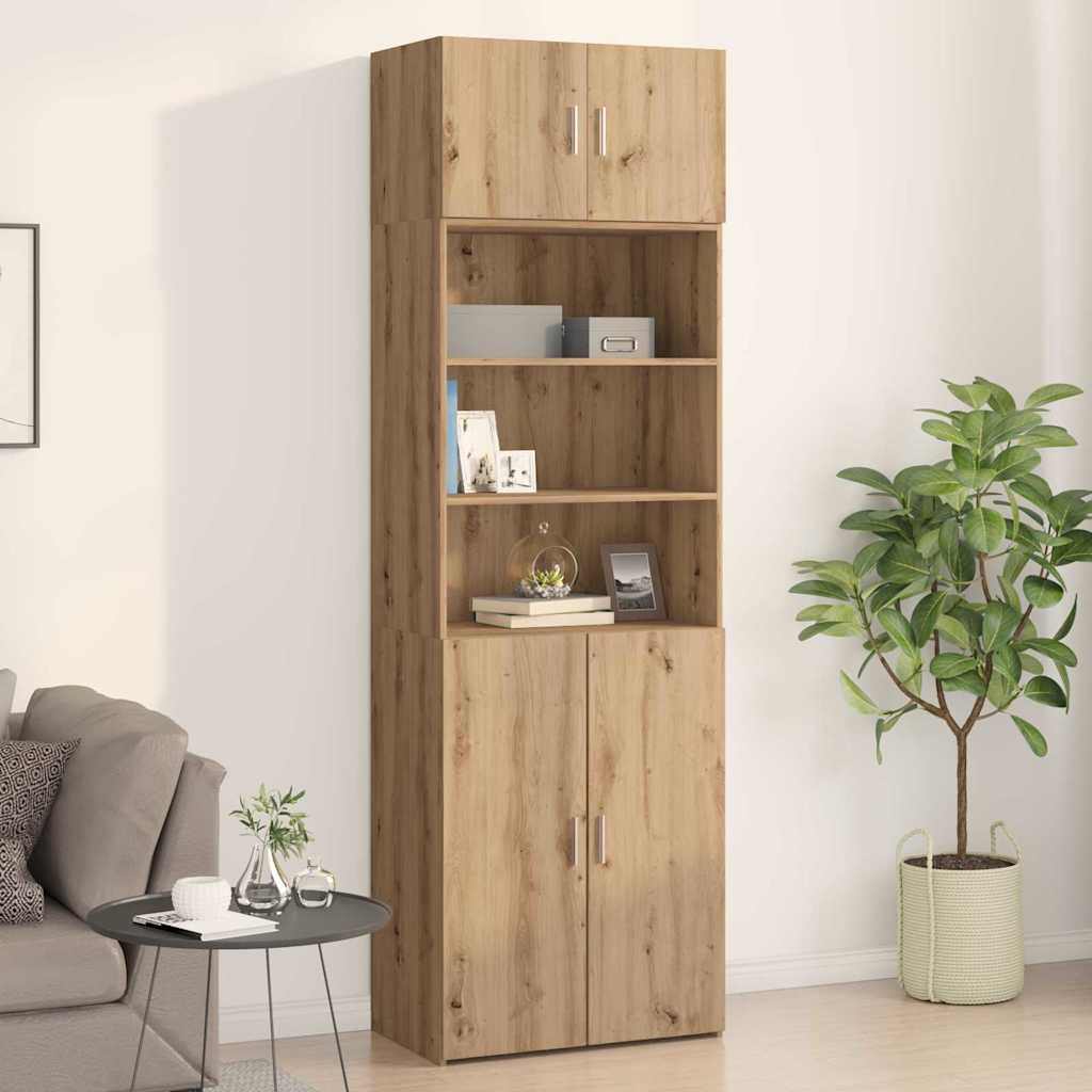 vidaXL Wall Cabinet Artisan oak 70 x 42.5 x 40 cm Engineered Wood