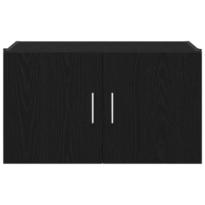 vidaXL Wall Cabinet Black oak 70 x 42.5 x 40 cm Engineered wood