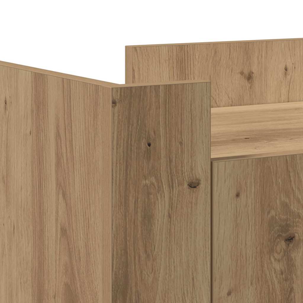 vidaXL Sideboard Artisan Oak 45 x 35 x 75 cm