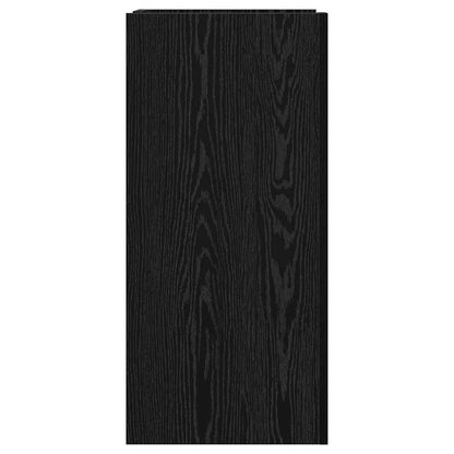 vidaXL Sideboard Black Oak 45 x 35 x 75 cm