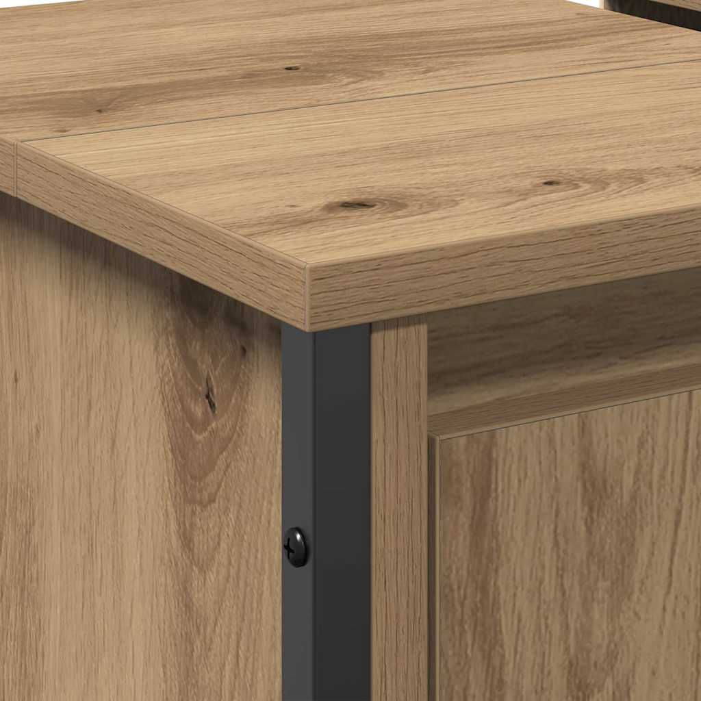 vidaXL Bathroom Sink Cabinet Artisan Oak 60 x 35 x 60 cm