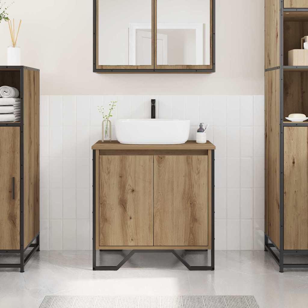 vidaXL Bathroom Sink Cabinet Artisan Oak 60 x 35 x 60 cm