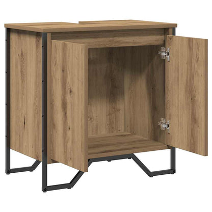 vidaXL Bathroom Sink Cabinet Artisan Oak 60 x 35 x 60 cm