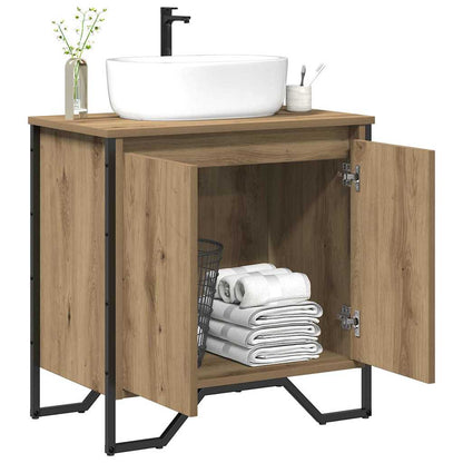 vidaXL Bathroom Sink Cabinet Artisan Oak 60 x 35 x 60 cm