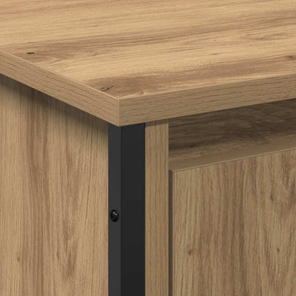 vidaXL Bathroom Sink Cabinet with Storage Artisan Oak 91 x 35 x 60 cm