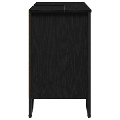 vidaXL Bathroom Sink Cabinet Black Oak 91 x 35 x 60 cm Engineered wood
