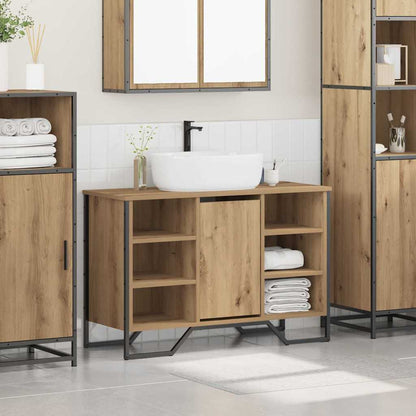 vidaXL Bathroom Sink Cabinet Artisan Oak 91 x 35 x 60 cm