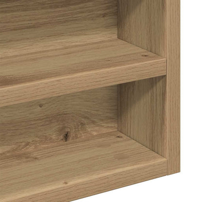 vidaXL Display Cabinet Artisan Oak 100 x 8.5 x 75 cm Engineered Wood