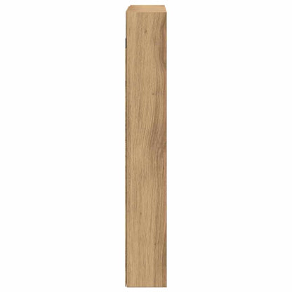 vidaXL Display Cabinet Artisan Oak 60 x 8.5 x 58 cm Engineered Wood