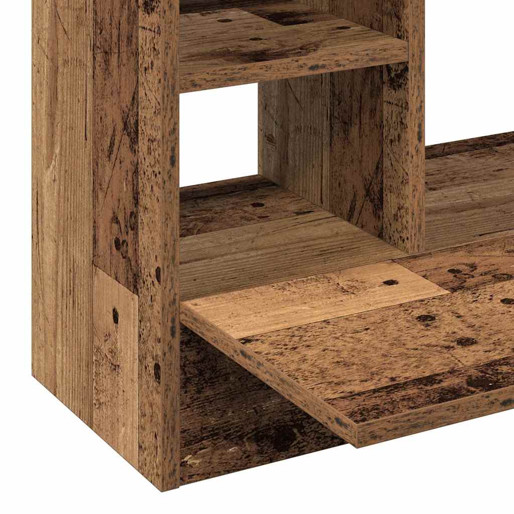 vidaXL Wall-Mounted Desk Old wood Engineered wood 105 x 48 x 75 cm