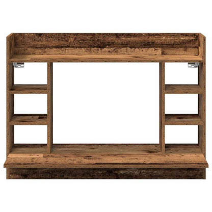 vidaXL Wall-Mounted Desk Old wood Engineered wood 105 x 48 x 75 cm